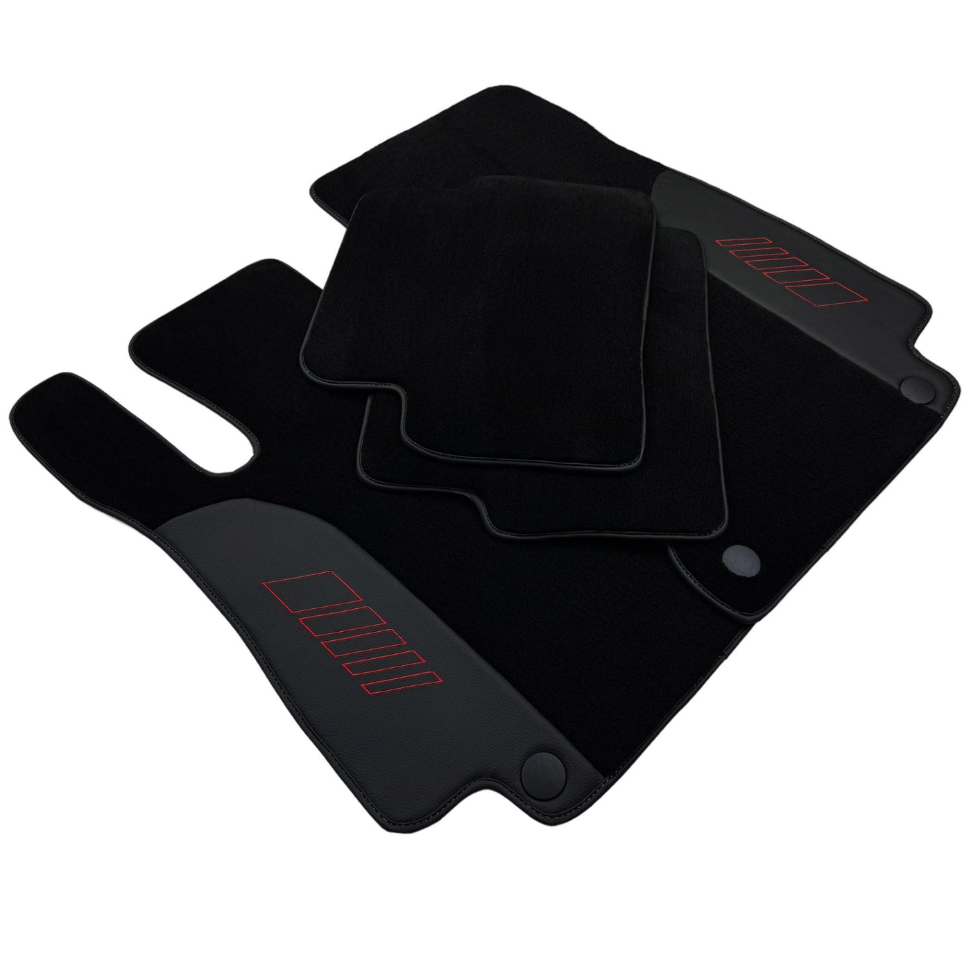 Black Floor Mats For Mercedes Benz EQA-Class H243 (2021-2023) | AutoWin Edition - AutoWin