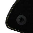 Black Floor Mats For Mercedes Benz EQA-Class H243 (2021-2023) | Fighter Jet Edition - AutoWin