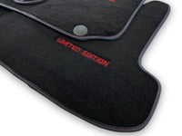 Black Floor Mats For Mercedes Benz GLK-Class X204 (2012-2015) | Fighter Jet Edition - AutoWin