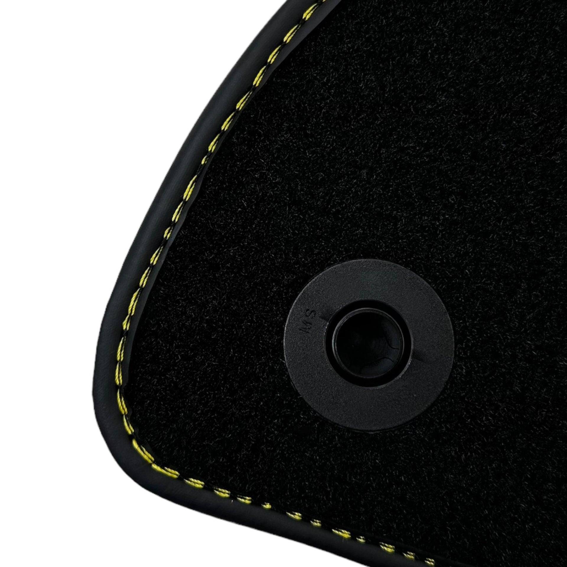 Black Floor Mats For Mercedes Benz S-Class C126 Coupe (1981-1991) | Fighter Jet Edition - AutoWin