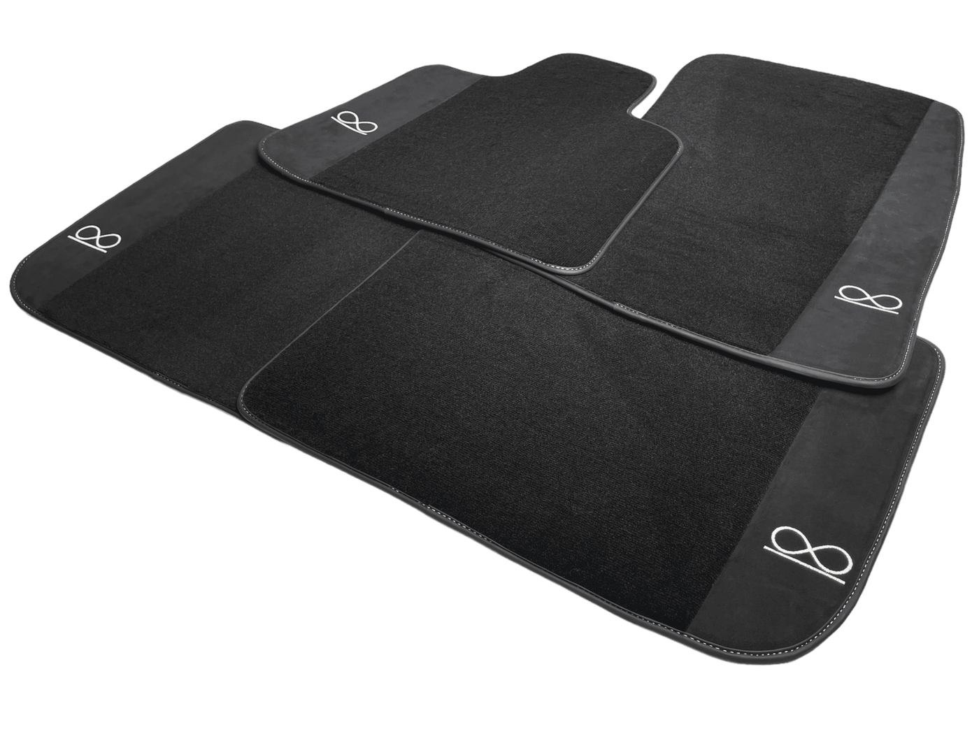 Black Floor Mats For Rolls Royce Black Badge Dawn - AutoWin