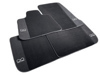 Black Floor Mats For Rolls Royce Black Badge Dawn - AutoWin