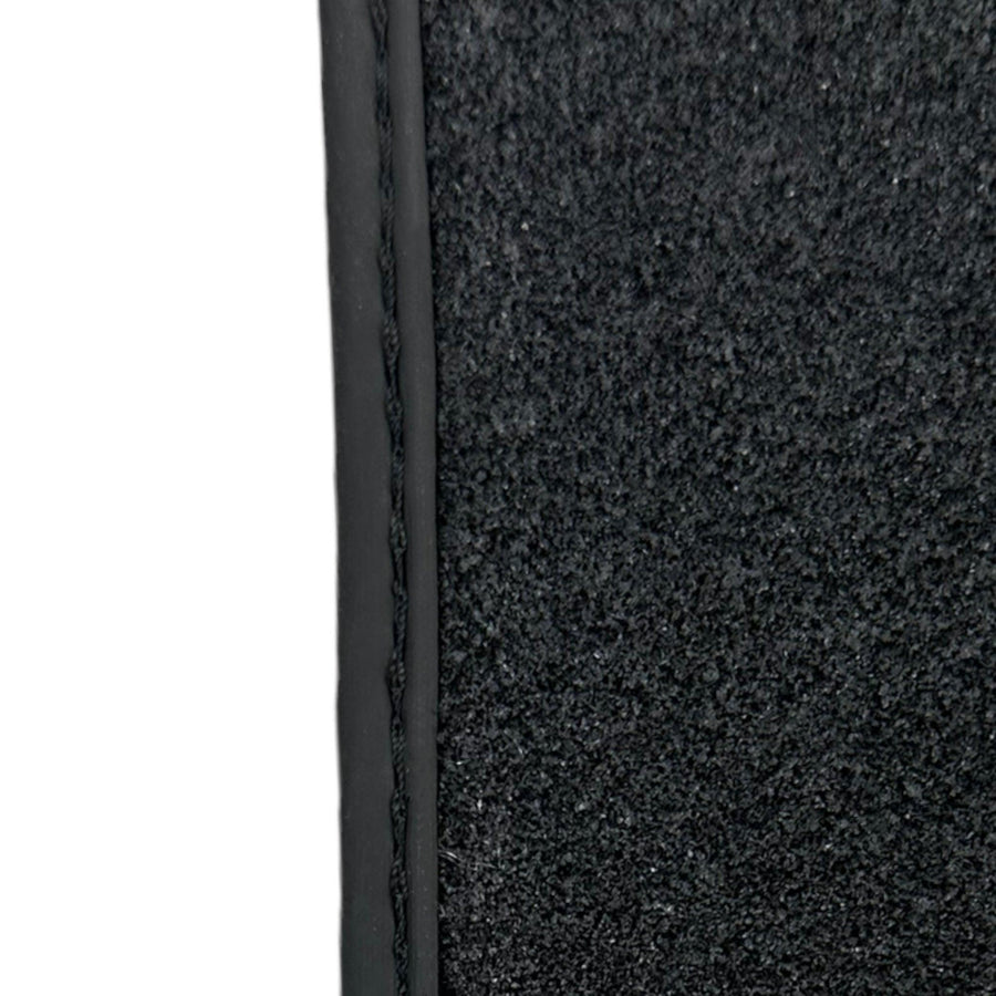 Black Luxury Floor Mats For Mercedes Benz C-Class C205 Coupe Facelift (2018-2023) | ER56 Design - AutoWin