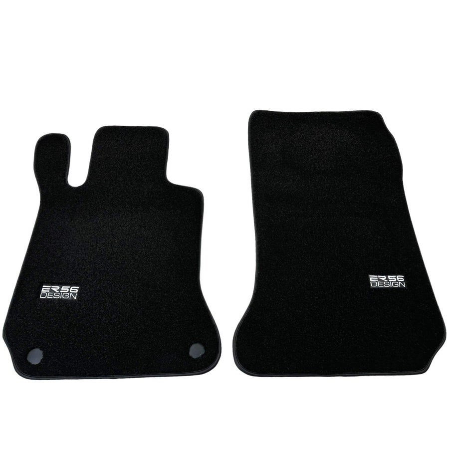 Black Luxury Floor Mats For Mercedes Benz R-Class V251 (2005-2013) Long Wheelbase | ER56 Design - AutoWin