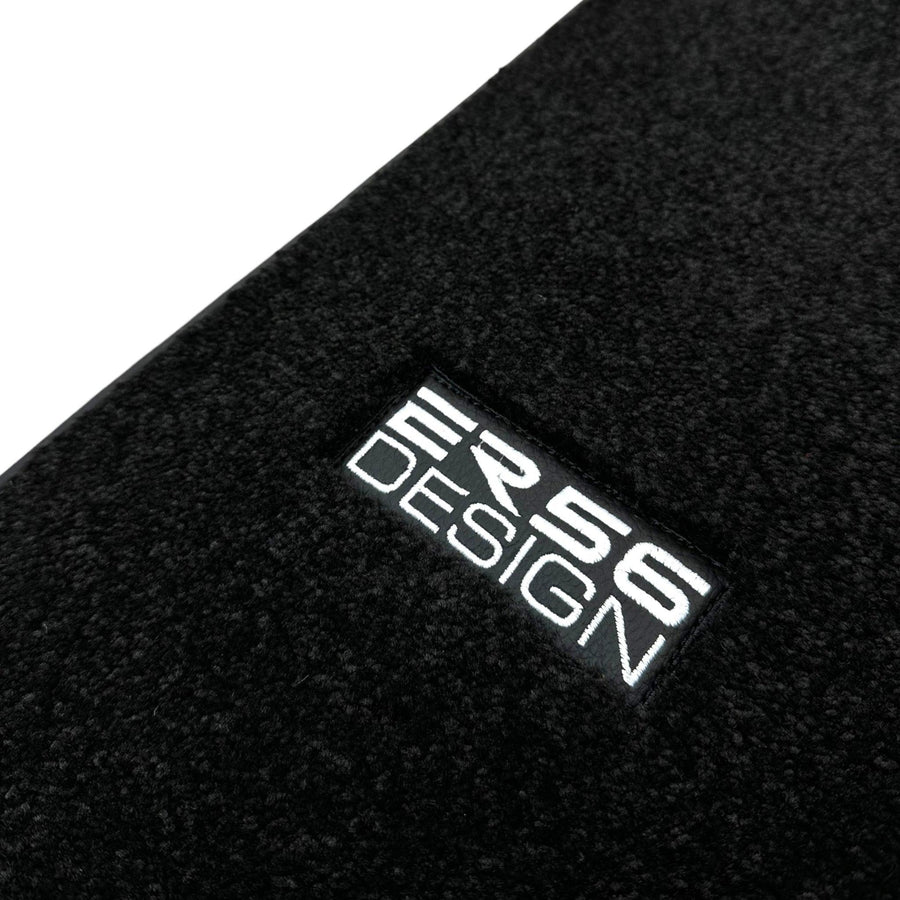 Black Luxury Floor Mats For Mercedes Benz V-Class 447 Front (2014-2019) | ER56 Design - AutoWin