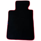 Black Mats For BMW 4 Series G23 Convertible | Red Trim - AutoWin