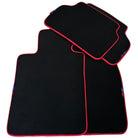 Black Mats For BMW 4 Series G23 Convertible | Red Trim - AutoWin