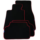 Black Mats For BMW 4 Series G23 Convertible | Red Trim - AutoWin