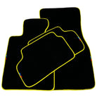 Black Mats For BMW 4 Series G26 Gran Coupe | Yellow Trim - AutoWin