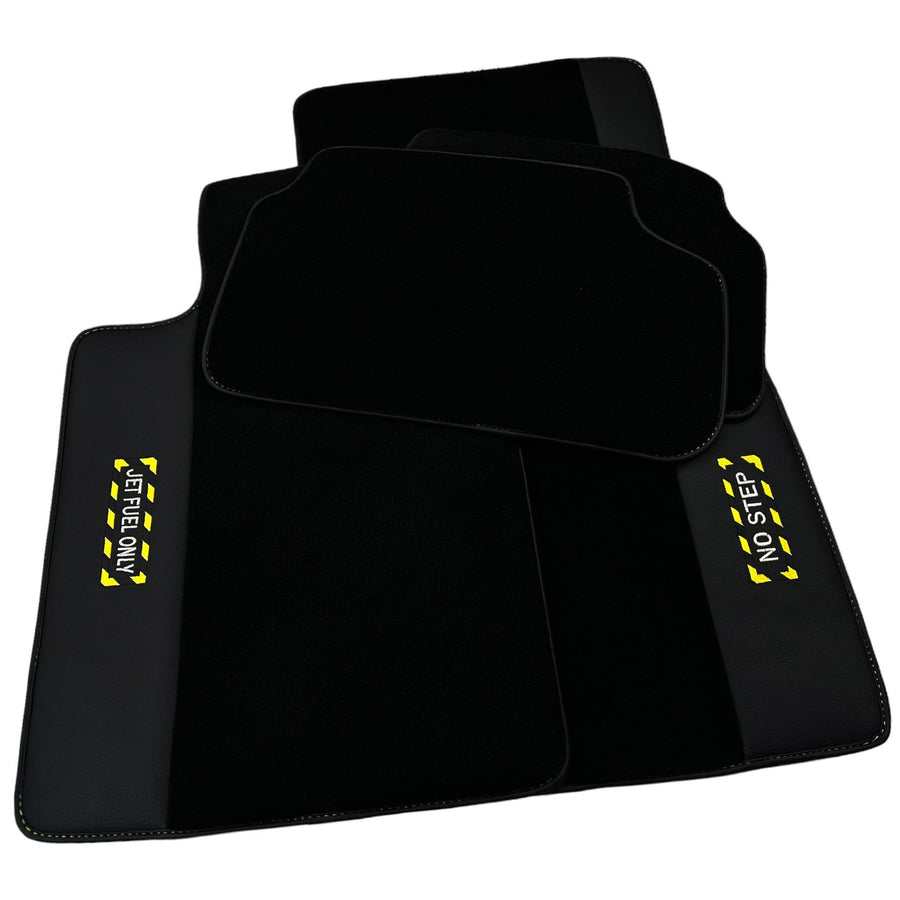 Black Mats For BMW 6 Series E24 Coupe | Fighter Jet Edition - AutoWin