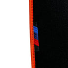 Black Mats For BMW M5 E39 | Orange Trim - AutoWin