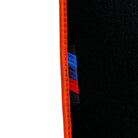 Black Mats For BMW M5 E60 | Orange Trim - AutoWin