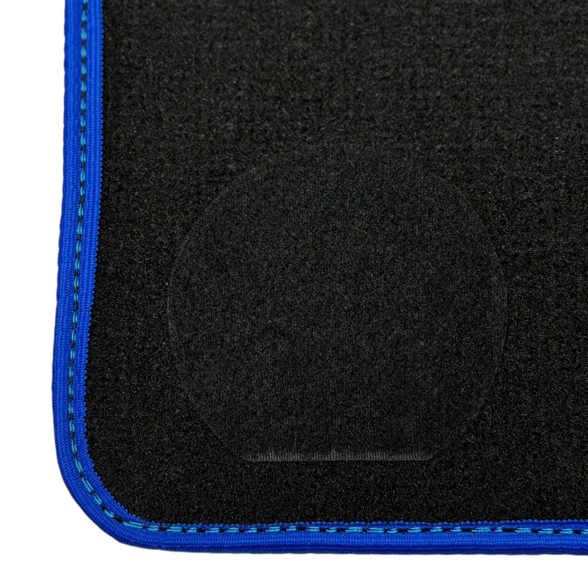 Black Mats For BMW M6 E63 Coupe | Blue Trim - AutoWin