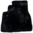 Black Sheepskin Floor Mats For BMW M3 E46 No Steps Edition - AutoWin