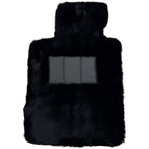Black Sheepskin Floor Mats For BMW M3 E46 No Steps Edition - AutoWin