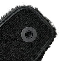 Black Sheepskin Floor Mats For Mercedes Benz CLK-Class C209 Coupe (2002-2009) | ER56 Design - AutoWin
