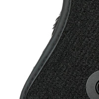 Black Sheepskin Floor Mats For Mercedes Benz E-Class C207 Coupe (2009-2013) | ER56 Design - AutoWin