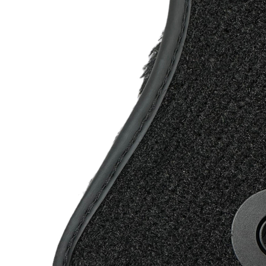 Black Sheepskin Floor Mats For Mercedes Benz EQS-Class X296 (2022-2023) | ER56 Design - AutoWin
