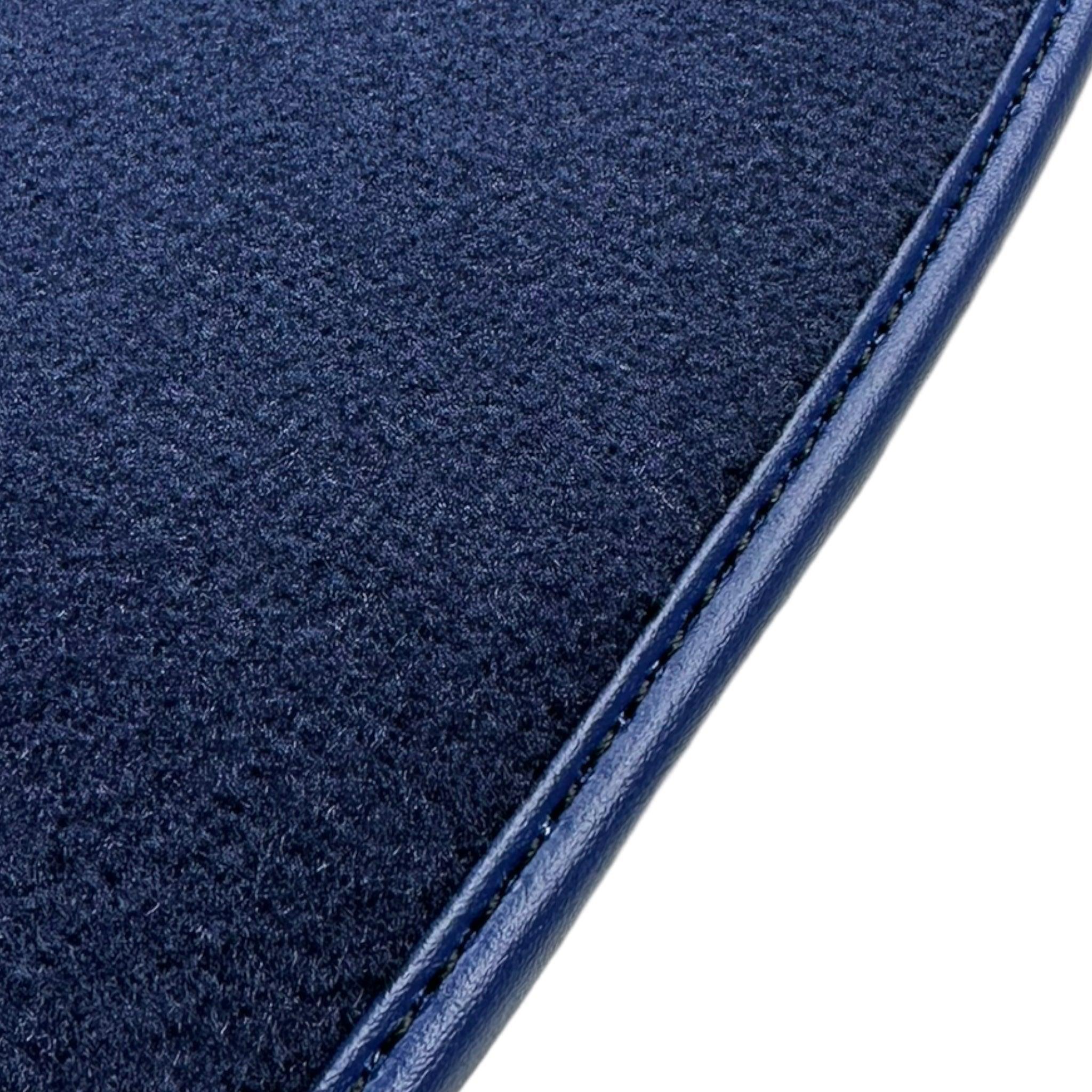 Blue Floor Mats For Bentley Mulsanne (2010-2020) with Leather - AutoWin