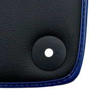 Blue Floor Mats For Bentley Mulsanne (2010-2020) with Leather - AutoWin
