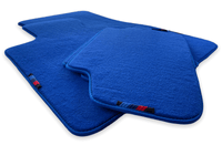 Blue Floor Mats For BMW 5 Series F10 With M Package - AutoWin
