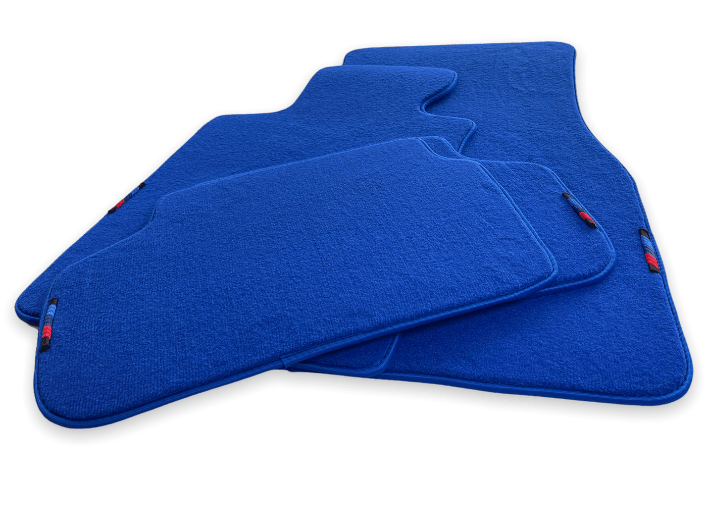 Blue Floor Mats For BMW 7 Series E66 With M Package - AutoWin