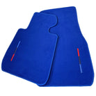 Blue Floor Mats For BMW 7 Series F02 With M Package - AutoWin