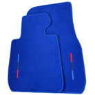 Blue Floor Mats For BMW 7 Series F02 With M Package - AutoWin