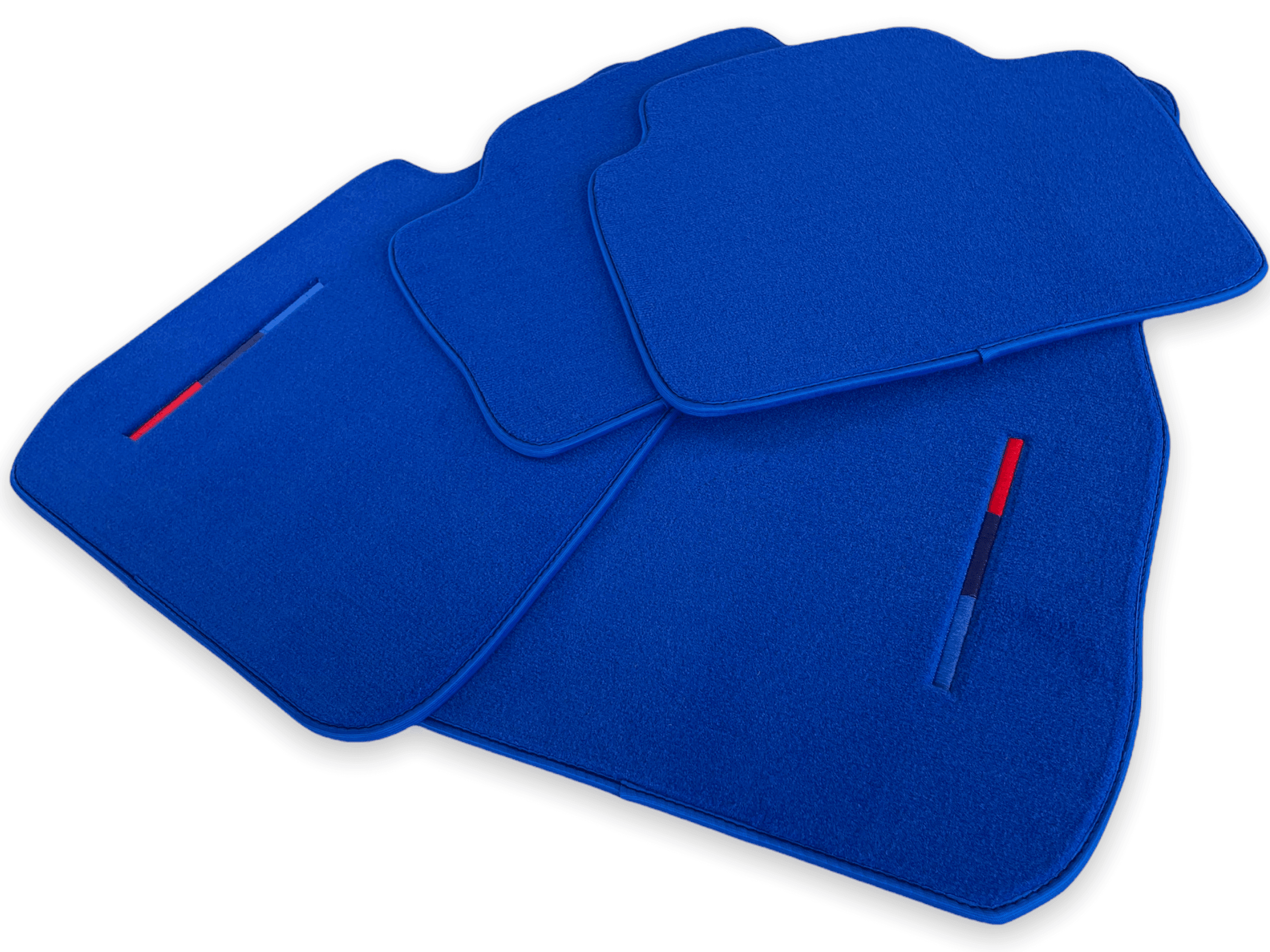 Blue Floor Mats For BMW M3 F80 Series With M Package - AutoWin