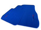 Blue Floor Mats For BMW M3 F80 Series With M Package - AutoWin