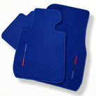 Blue Floor Mats For BMW M4 Series F82 With M Package - AutoWin