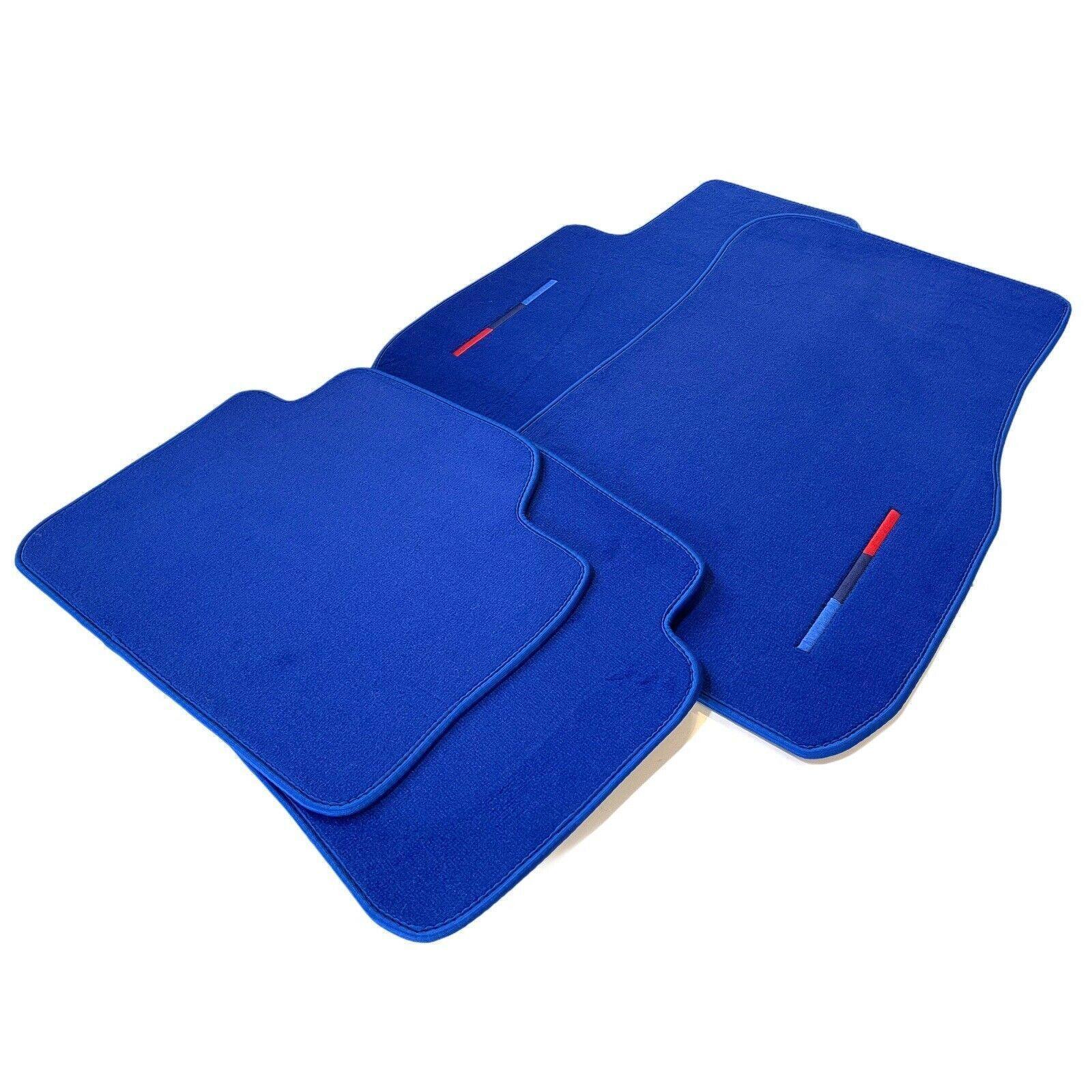 Blue Floor Mats for BMW iX (2022-2024) with M Package - AutoWin