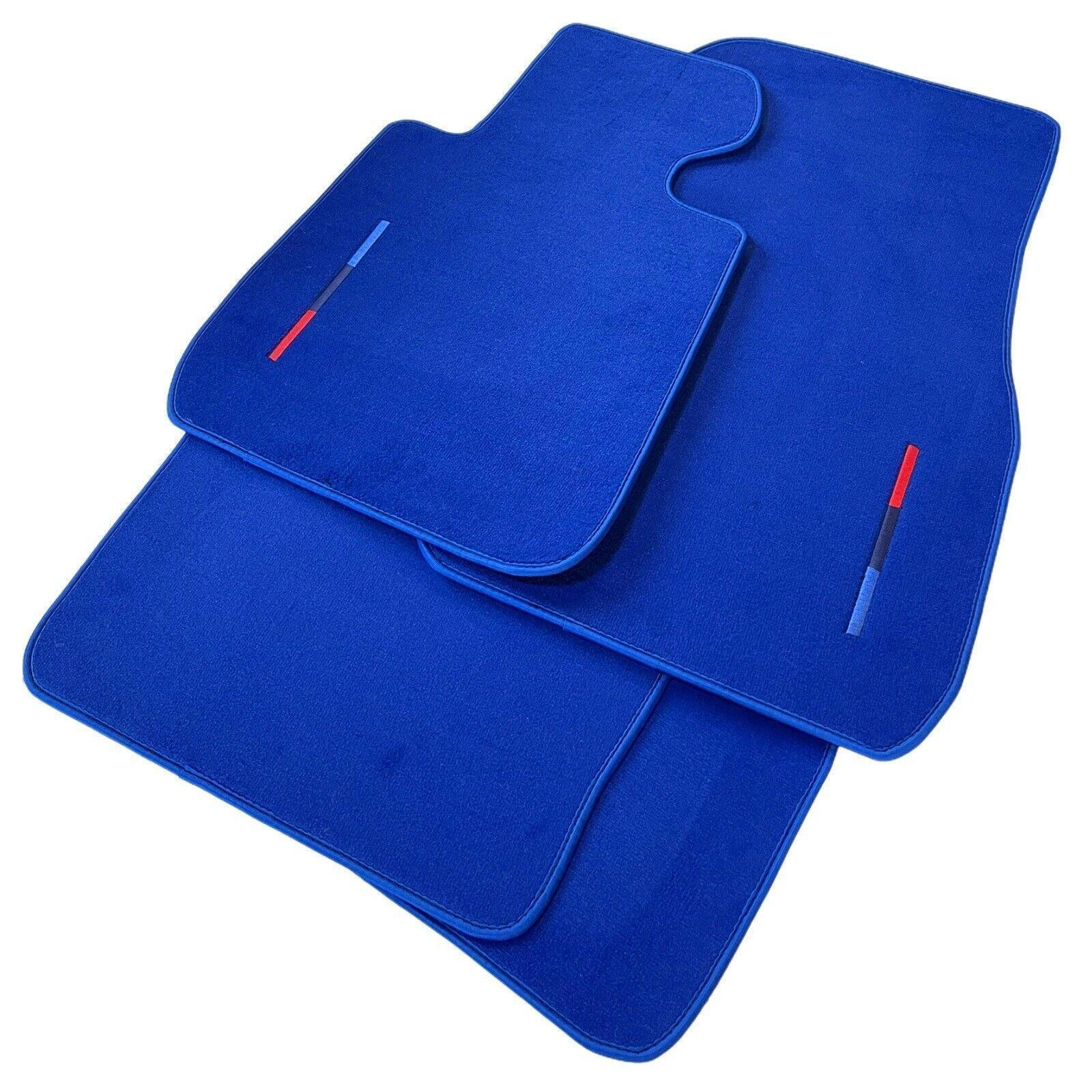 Blue Floor Mats for BMW iX (2022-2024) with M Package - AutoWin