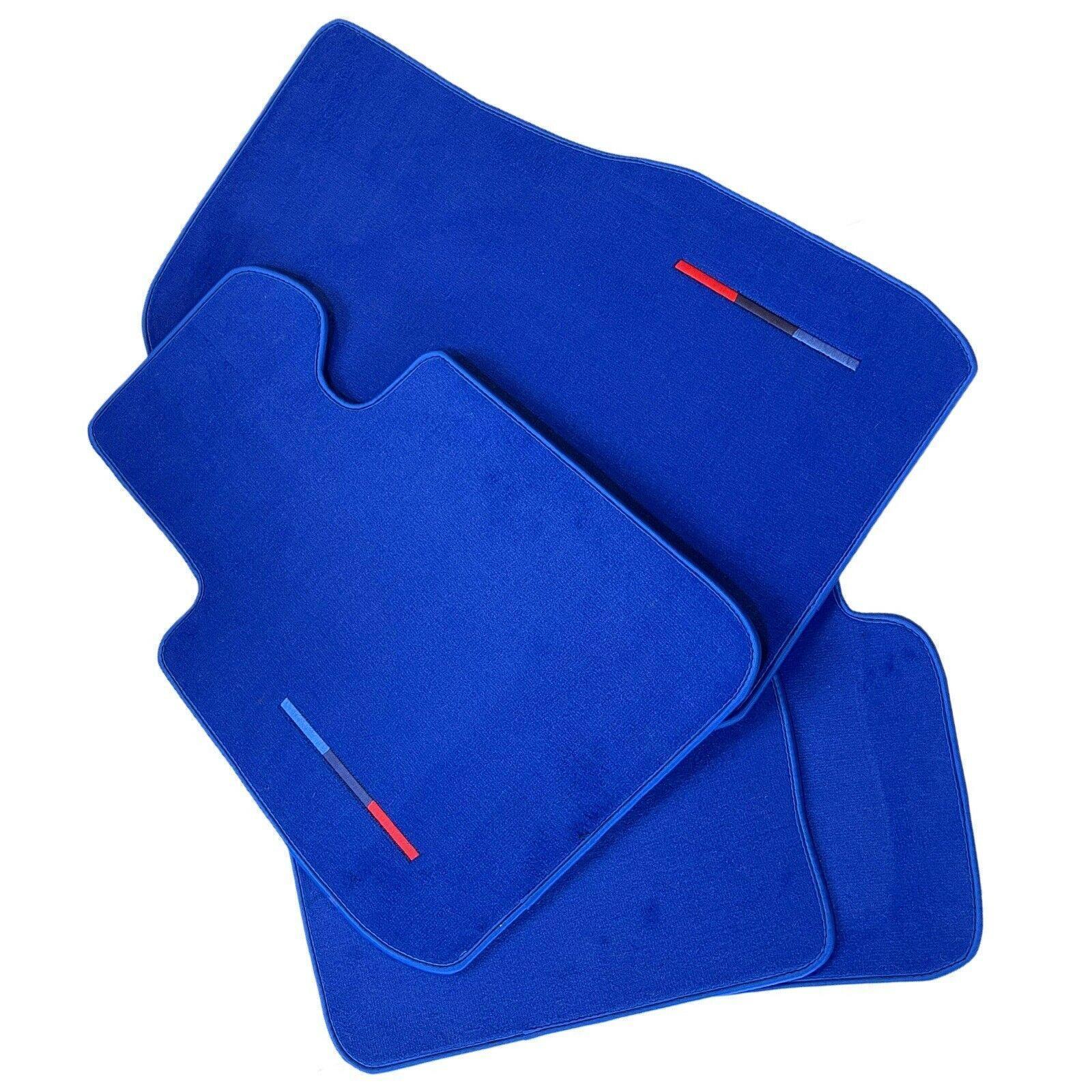 Blue Floor Mats for BMW iX (2022-2024) with M Package - AutoWin