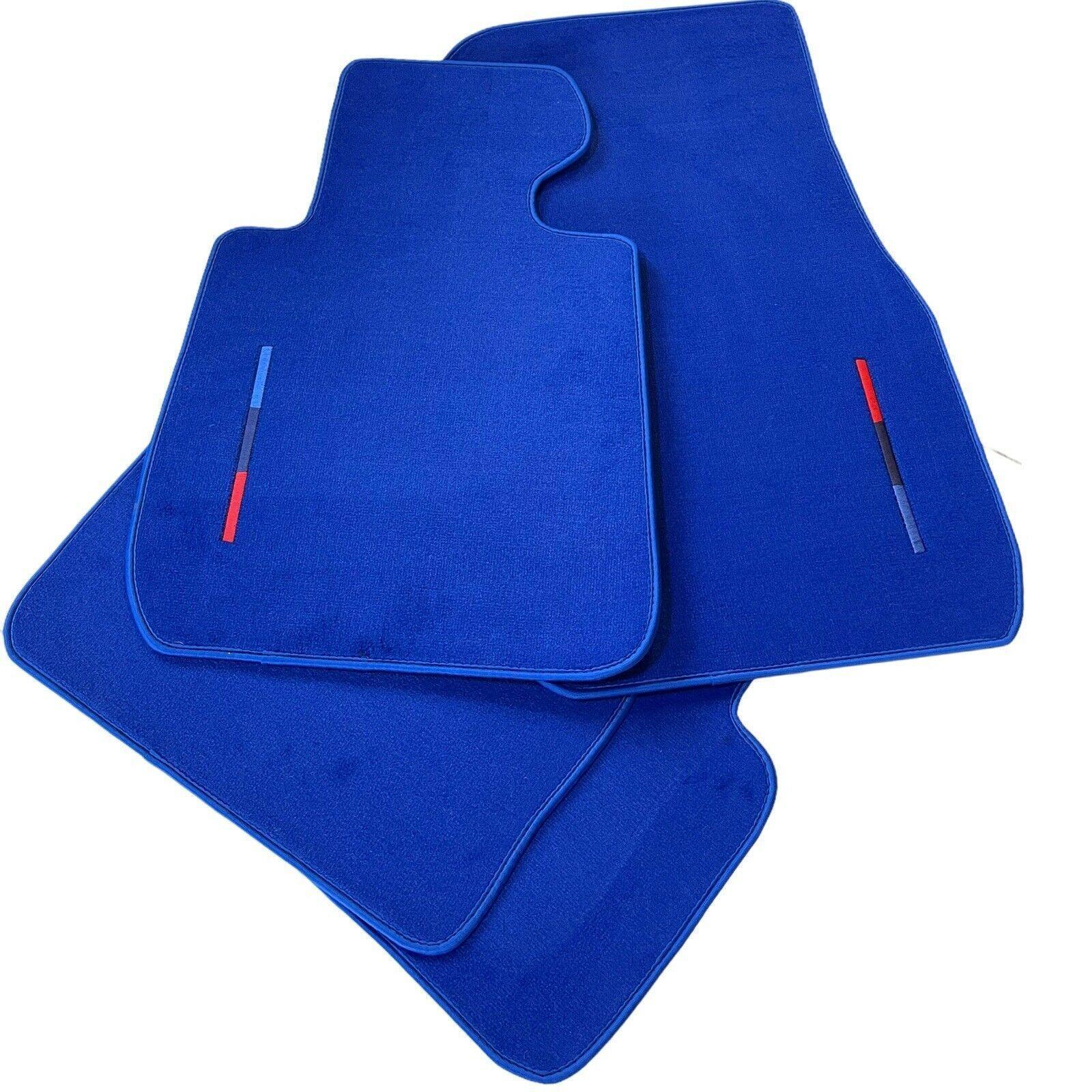 Blue Floor Mats for BMW iX (2022-2024) with M Package - AutoWin