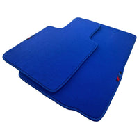 Blue Floor Mats For BMW Z4 Series E85 Convertible (2003-2008) With M Package - AutoWin