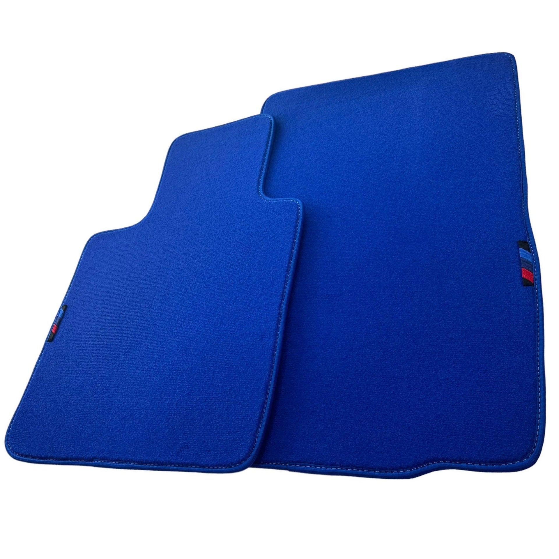 Blue Floor Mats For BMW Z4 Series E85 Convertible (2003-2008) With M Package - AutoWin