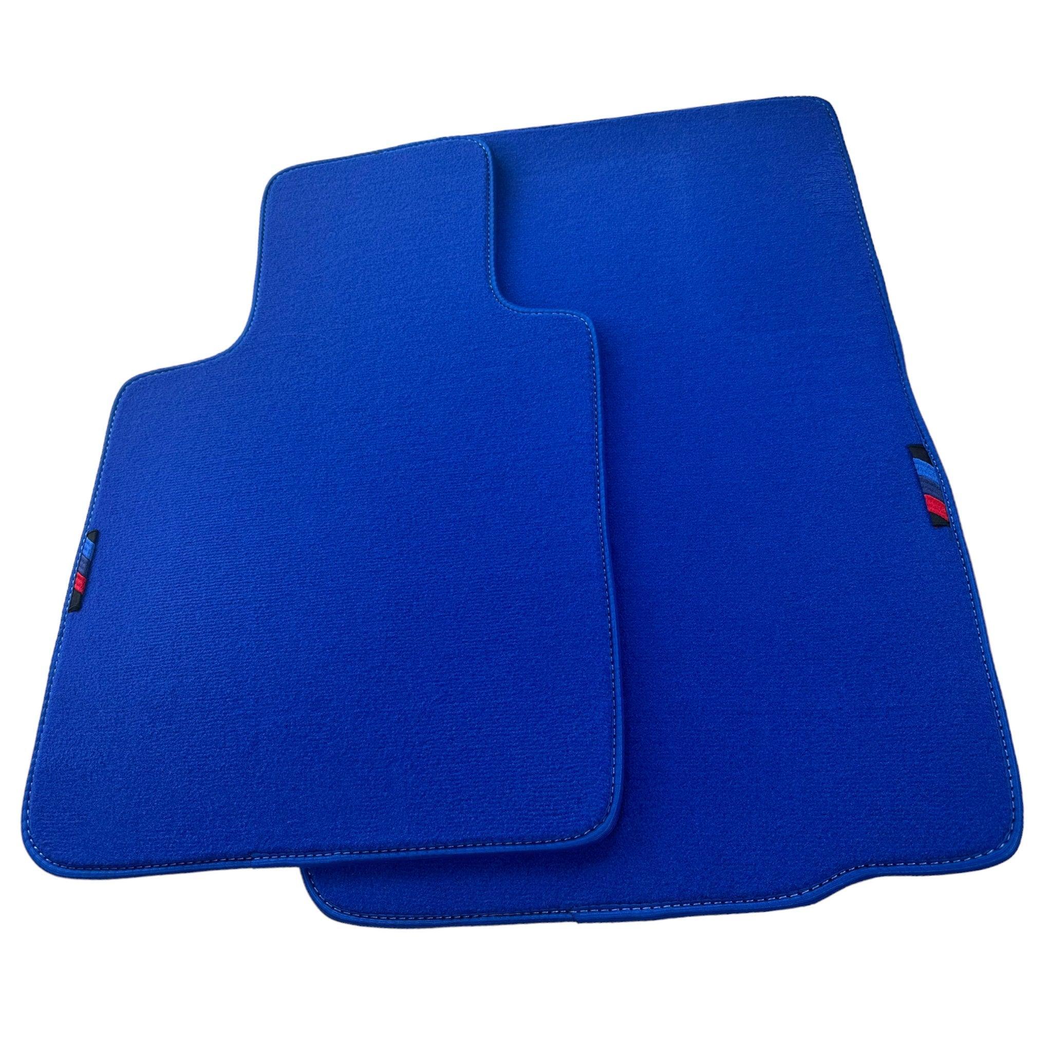 Blue Floor Mats For BMW Z4 Series E85 Convertible (2003-2008) With M Package - AutoWin