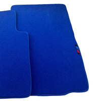 Blue Floor Mats For BMW Z4 Series E85 Convertible (2003-2008) With M Package - AutoWin