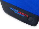 Blue Floor Mats For Ferrari 488 Pista Spider 2019-2021 With Alcantara Leather - AutoWin