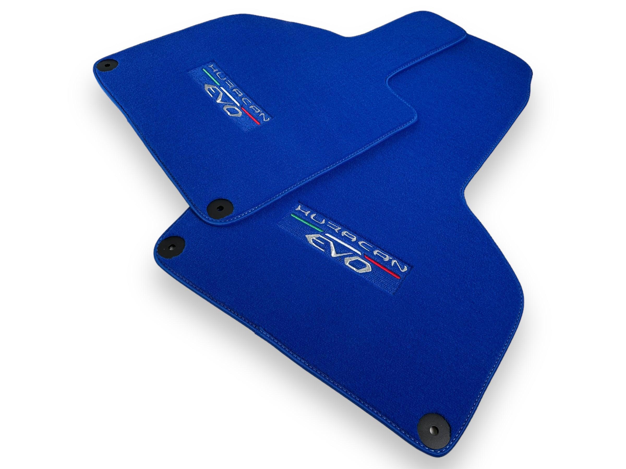 Blue Floor Mats for Lamborghini Huracan EVO 2014-2023 - AutoWin