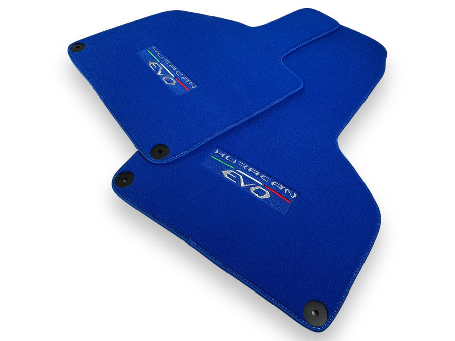 Blue Floor Mats for Lamborghini Huracan EVO 2014-2023 - AutoWin