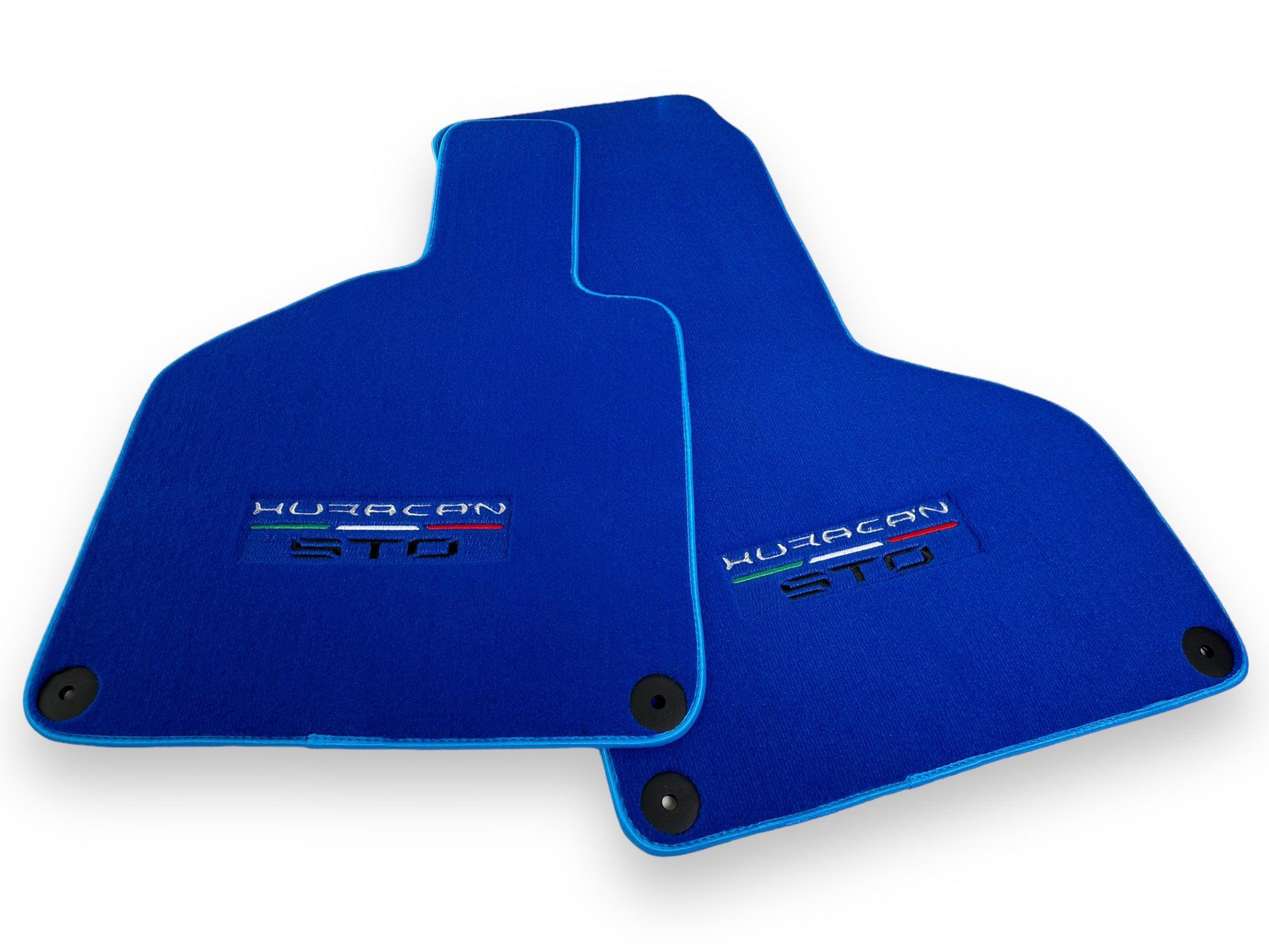 Blue Floor Mats for Lamborghini Huracan STO - USA | FedEx Express