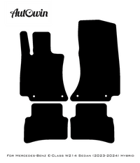 Blue Floor Mats For Mercedes Benz E-Class W214 Sedan (2023-2024) Hybrid | Limited Edition - AutoWin