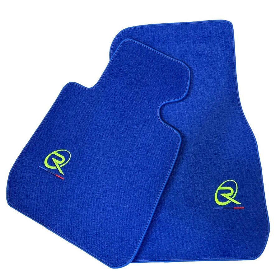 Blue Mats For BMW 3 Series E30 4-doors Sedan Tailored Set Perfect Fit - AutoWin