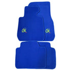 Blue Mats For BMW 3 Series E36 Convertible Tailored Set Perfect Fit - AutoWin