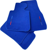 Blue Mats For BMW M3 4-door E90 With M Package - AutoWin