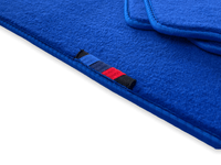Blue Mats For BMW M5 E34 With M Package - AutoWin