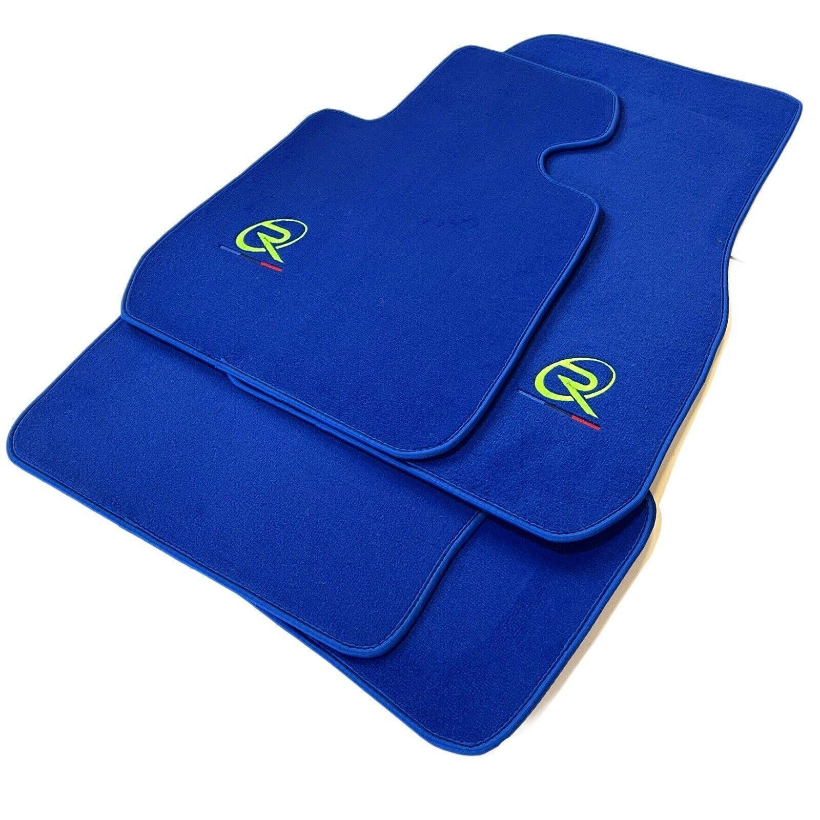 Blue Mats For BMW M8 F91 Convertible Tailored Set Perfect Fit - AutoWin