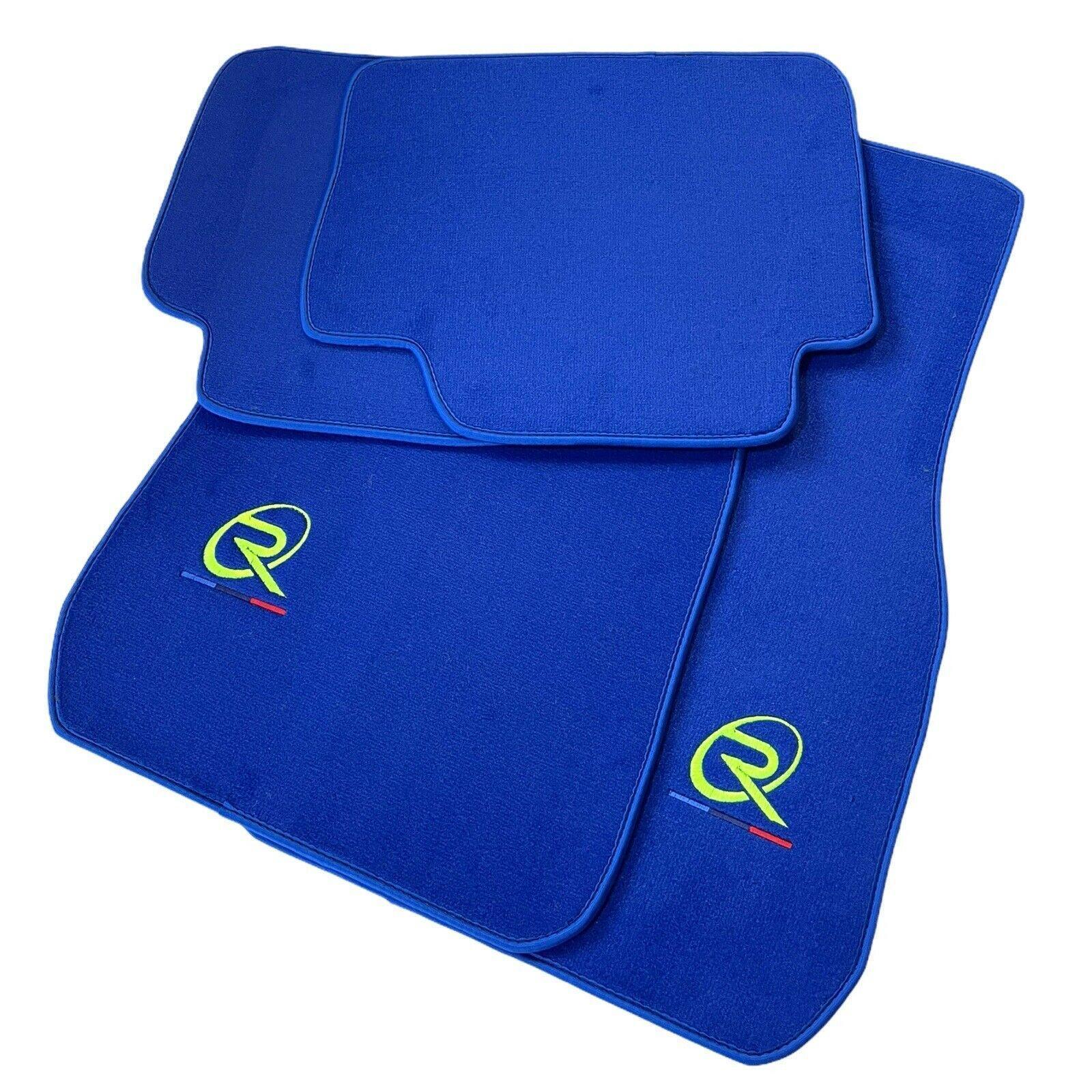Blue Mats For BMW M8 F91 Convertible Tailored Set Perfect Fit - AutoWin